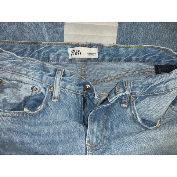 NWT Zara The Cigarette Denim in Sunrise Blue 💙 - Picture 7 of 9